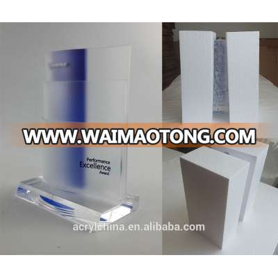 Factory sale of OEM / ODM acrylic award trophy