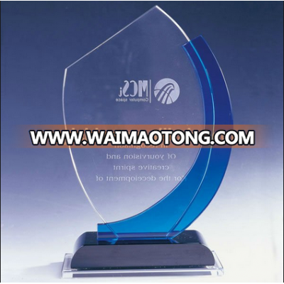 Customized blank acrylic award trophy art supply